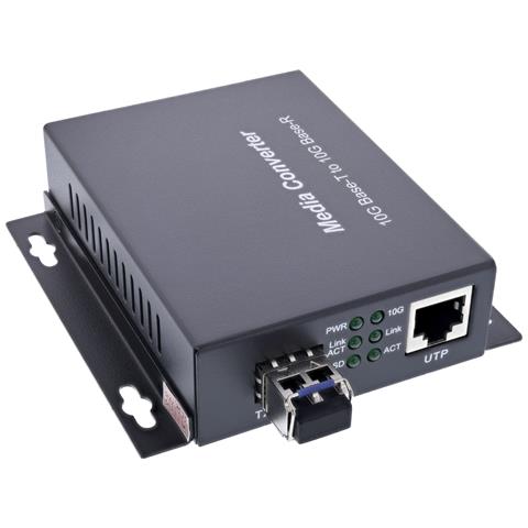 66659F convertitore multimediale di rete 10000 Mbit /s 1310 nm Modalità singola Nero - Foto 1