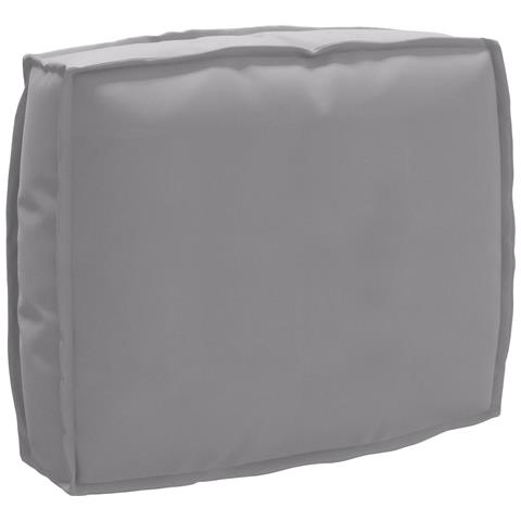 Set di Cuscini per Pallet 2 pcs Grigio 50 x 50 x 12 cm - Foto 2