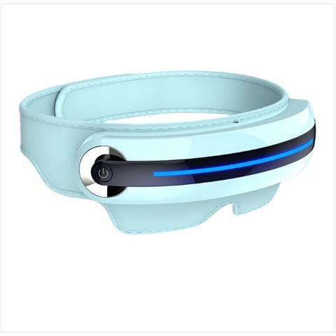 Massaggiatore Per Occhi Integrato Per Testa E Occhi Con Pressione Dell'aria, Vibrazione, Calore, Bluetooth, Musica Integrata E Trasmissione Vocale Blue - Foto 1