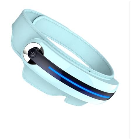Massaggiatore Per Occhi Integrato Per Testa E Occhi Con Pressione Dell'aria, Vibrazione, Calore, Bluetooth, Musica Integrata E Trasmissione Vocale Blue - Foto 3