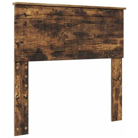 Testiera con testiera Rovere fumé 90 cm Legno multistrato - Foto 1