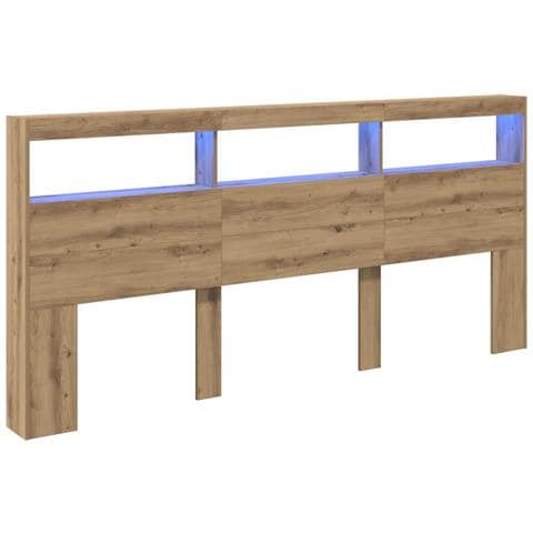 Testiera Rovere artigianale 220 x 17 x 102 cm Legno multistrato - Foto 1