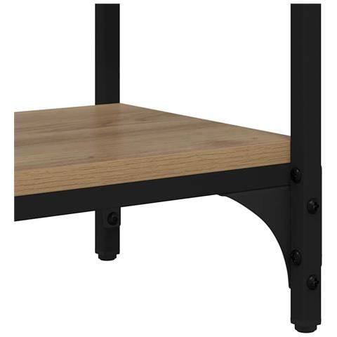 Tavolo consolle Rovere artigianale 100 x 39 x 78,5 cm - Foto 6