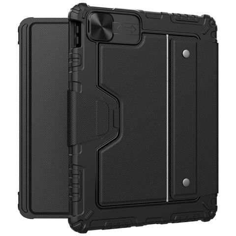 Custodia Con Tastiera E Paraurti Per Ipad Air 4 / 5 / Pro 11 Retroilluminato Antiurto, Nero - Foto 1