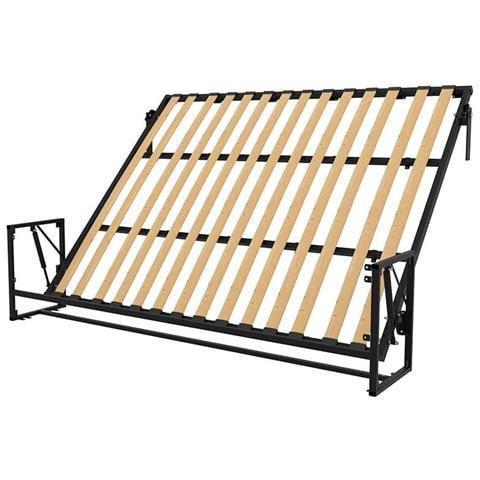 Letto a Scomparsa Morphy Classic - Sistema multifunzionale modulare SizeFlex & TypeFlex, letto a scomparsa salvaspazio ed estensibile con moduli divano (150x200 cm, Orizzontale) - Foto 4