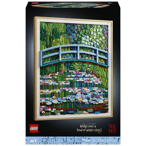 ART 31220 Claude Monet, Lo Stagno delle Ninfee, Decorazione da Parete per Casa, Regalo Adulti Fan dell'Impressionismo - Foto 1