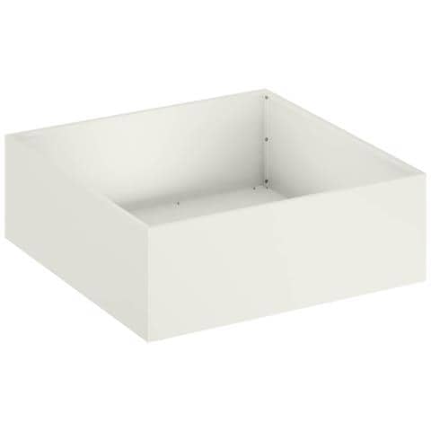Vaso da giardino Bianco 60 x 60 x 20 cm - Foto 1