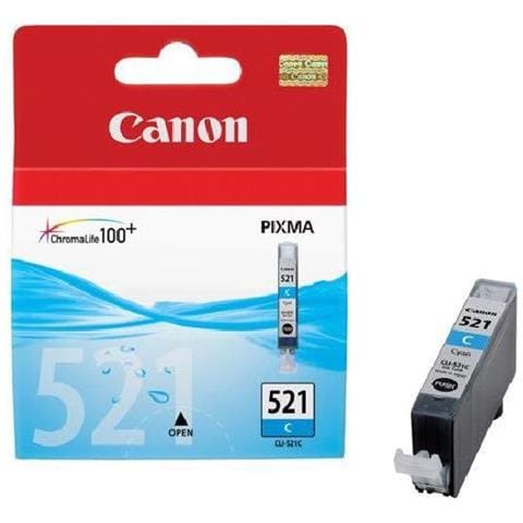 CLI-521 C Serbatoio Ink Originale Ciano PIXMa iP3600 Capacità 505 Pagine - Foto 2