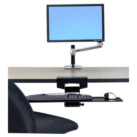 Tray Keyboard Retractable Black E-coat - Foto 9