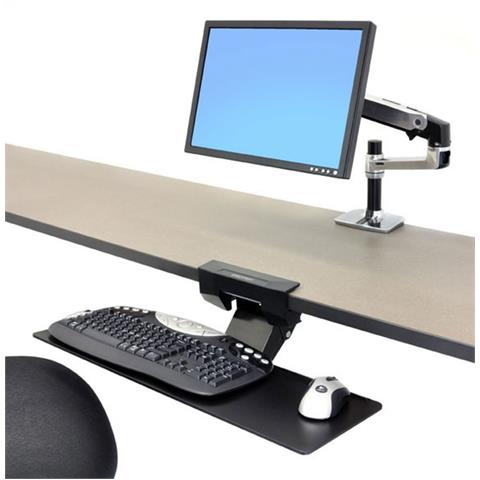 Tray Keyboard Retractable Black E-coat - Foto 2