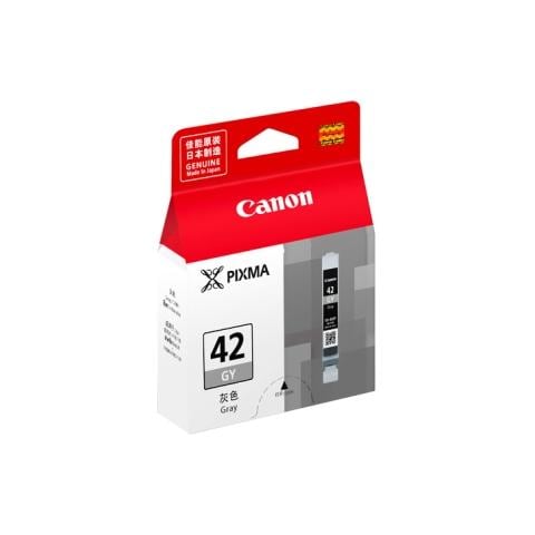 CLI-42GY Cartuccia Ink Originale Grigio a Base acqua per Canon PIXMa PRO 100 Capacità 492 Pagine - Foto 1