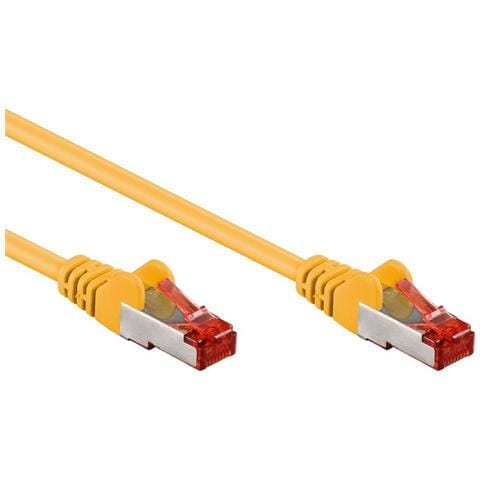 ICOC CCA6F-050-YE - Cavo di rete Patch in CCA Schermato Cat. 6 Giallo F / UTP 5m Bulk - Foto 2