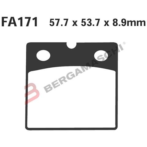 B1r R1217100 Pastiglie Bmw K75/100-r80/100ant. Fa171 - Foto 1