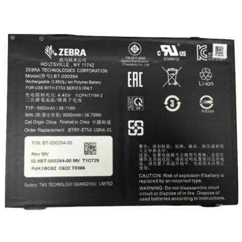 ET5X 10IN BATTERY LITHIUM POL 9660 MAHR 3.85 V REPL INTERN - Foto 1