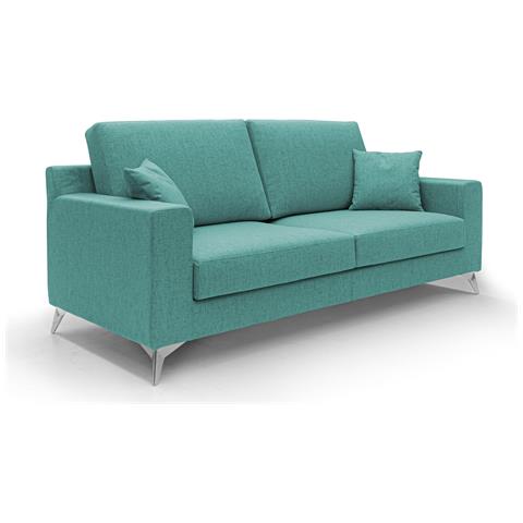 Divano 2 Posti Vertigo Made In Italy 146 Cm Verde Acqua - Foto 7
