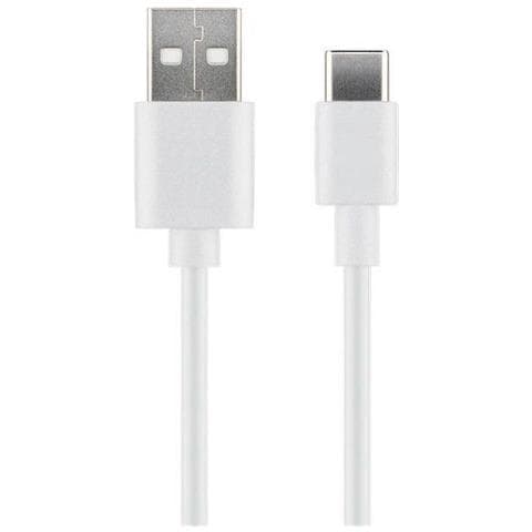 Usb3.1cchar1w Cavo Usb 1 M Usb 2.0 Usb A Usb C Bianco (usb-c To Usb2.0 A Cable, 1m - White, For Synching An - Foto 2