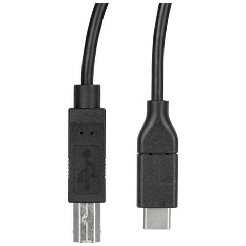 Cavo Stampante USB-B a USB-C da 3 m - USB 2.0 - Cavo USB Tipo-C per Stampante - Foto 2