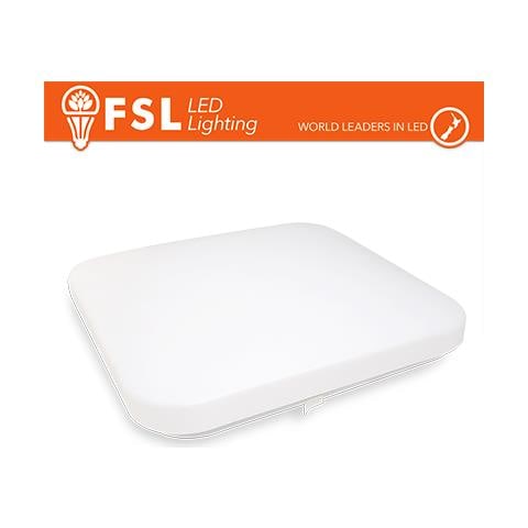 Plafoniera Quadrata Led Ip20 25w 3000k 33x6,8cm - Foto 1