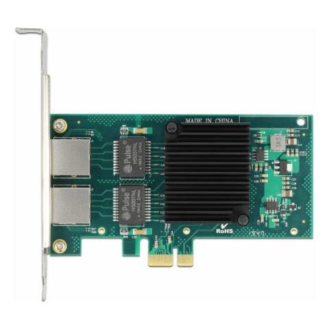 PCI Express x1 Karte 2 x RJ45 Gigabit LAN i350 - Foto 2
