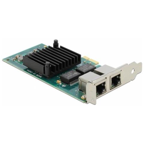 PCI Express x1 Karte 2 x RJ45 Gigabit LAN i350 - Foto 1
