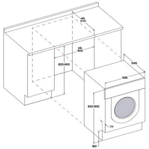 Lavasciuga Integrata 7/5kg 1400 Giri/min - Biwdwg751482eun - Foto 4
