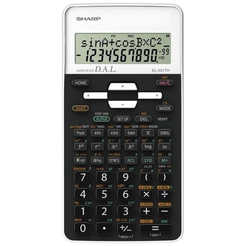 El531th Calcolatrice Tasca Calcolatrice Scientifica Nero, Bianco - Foto 1