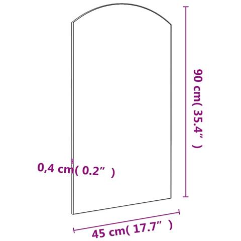 Specchio 90x45 Cm In Vetro - Foto 5