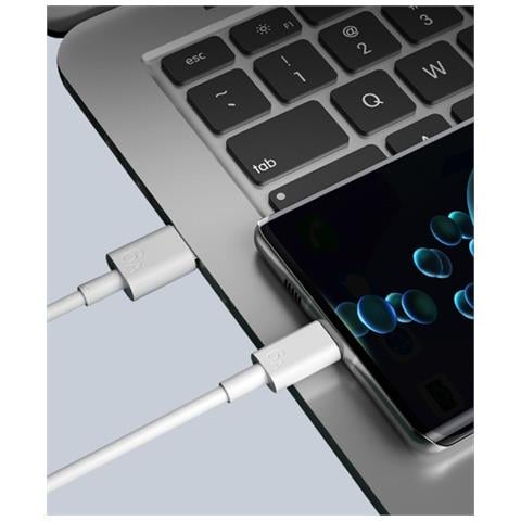 Cavo Di Ricarica Usb-c Super Veloce Da 66 W 6 A, Compatibile Con Huawei, Xiaomi White 1 M - Foto 5
