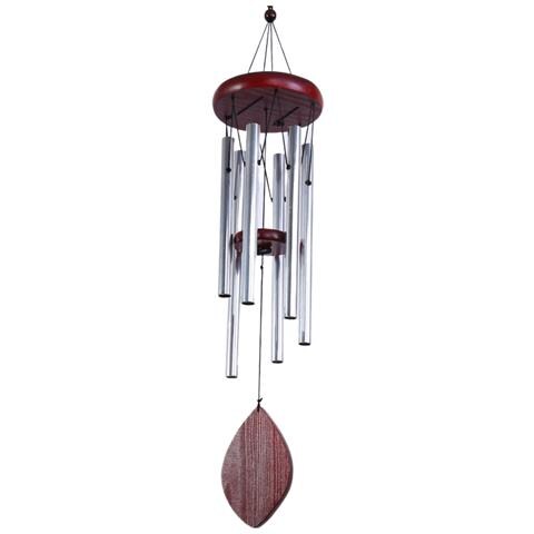 Campanelli Eolici Per Giardini E Cortili - 6 Tubi Silver - Foto 1