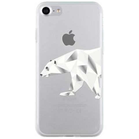 Cover Per Iphone Se 2020/8/7 Semirigida Con Fantasia Di Orsi Polari, Trasparente - Foto 1