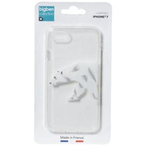 Cover Per Iphone Se 2020/8/7 Semirigida Con Fantasia Di Orsi Polari, Trasparente - Foto 2