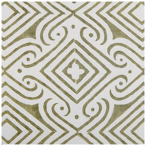 Cuscino Decorativo Larics Cotone 45 X 45 Cm Orientale Stampa A Blocchi Verde - Foto 6