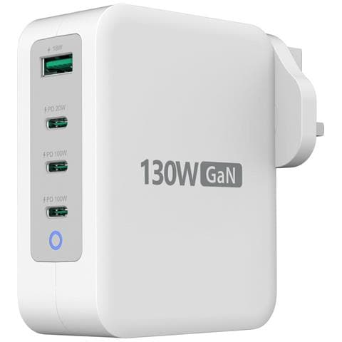 JUP43130F-FN Caricatore GaN USB-C® a 4 porte da 130W - UK - Foto 5