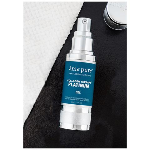 Gel Collagene Platino Per Uomini | Ringiovanimento Della Pelle Levigante E Senza Imperfezioni - Foto 2