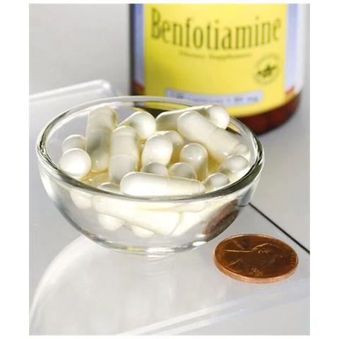 Vitamina B-1 Benfotiamina 80mg 120caps Swanson Health Products - Foto 2