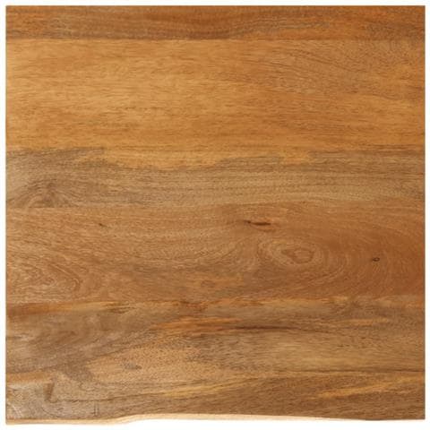 Piano Tavolo Bordi Vivi 40x40x3,8 Cm In Legno Massello Di Mango - Foto 1