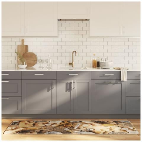 Tappeto Da Cucina Multicolore 60x180 Cm Lavabile Antiscivolo - Foto 1