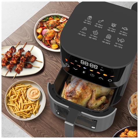 Friggitrice fgaf220v-1 Capacità 5 Litri 1400 Watt Colore Grigio - Foto 2