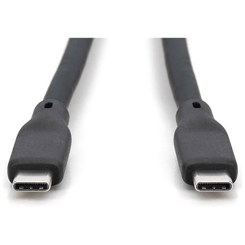 Cavo USB in silicone, USB 10Gbps, 0,5 m, nero - Foto 2