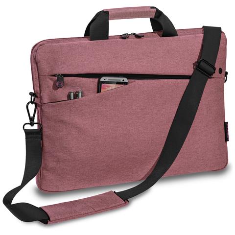 66063050 borsa per laptop 33,8 cm (13.3") Valigetta ventiquattrore Nero, Rosa - Foto 1