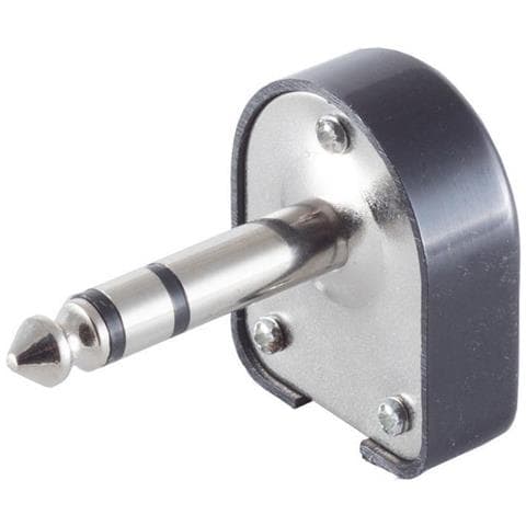 Connettore Jack Stereo 6,35mm Angolato - Foto 1