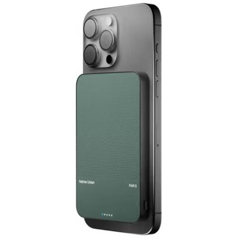 Batteria Esterna Magnetica 5000mah Magsafe & Qi2, Verde - Foto 3