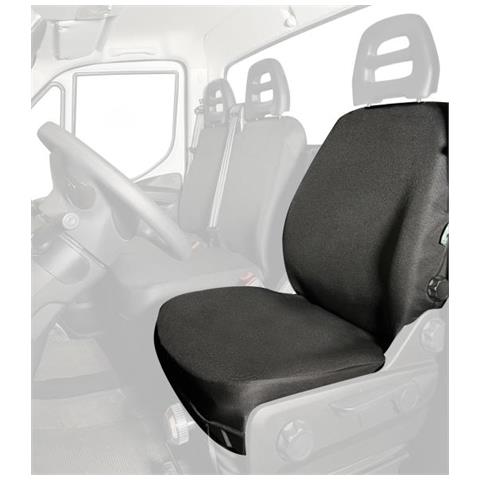 Coprisedile Lato Guida Per Furgoni Tg. Sp32/sp33 Tess. Poliestere Nero - Foto 1