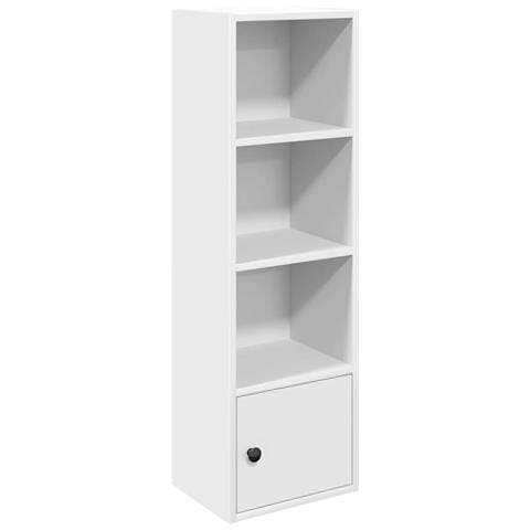 Libreria Bianca 31x24x102 Cm In Legno Multistrato - Foto 2