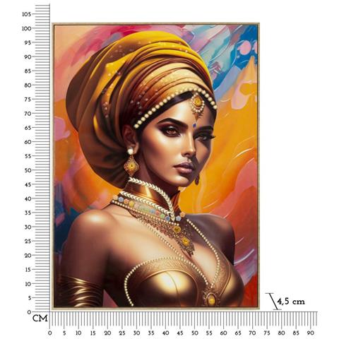 Stampa Su Tela Africa 23 - Multicolore - Legno - 72x4,5x102 Cm - Foto 8