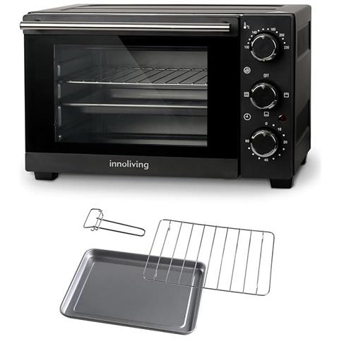 Forno Elettrico 15 Litri INN-797, Potenza 1200W, Timer 60 Minuti, Temperatura Regolabile fino a 230°C, Cottura Ventilata, Compatto e Versatile, Perfetto per Casa e Ufficio - Foto 1