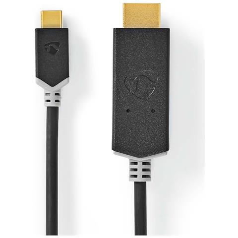 Cavo Usb CCBW64655AT20 3.2 Gen 1 Usb-c Maschio a Hdmi Maschio Colore Nero / Oro - Foto 1