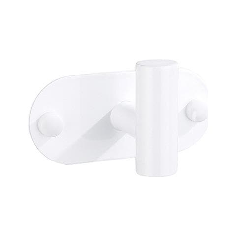 Set Da 2 Ganci Da Parete - Acciaio Inox Resistente White - Foto 2