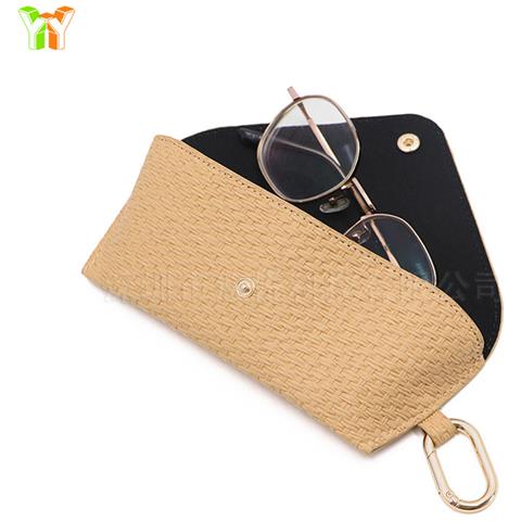 Elegante Custodia Per Occhiali Da Sole Con Motivo Intrecciato - Pelle Pu Protettiva Oak - Foto 2