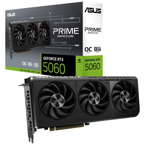 Prime RTX5060-O8G NVIDIA GeForce RTX 5060 8 GB GDDR7 PCI Express 5.0 - Foto 1
